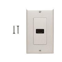 1 Port HDMI Wall Plate Kit Decora White 1