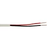 1000ft Station Z Quad Security Cable 2C 22AWG Solid Cable CMR Riser White