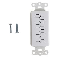 1Decora Strap Pass Through Slotted Style White