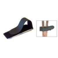 3 inch Rip Tie Econo Catch Adhesive Back Wrap – Black – Pack of 20