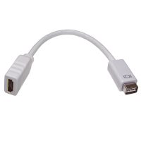 6 inch Mini DVI Male to HDMI Female Adapter White 1