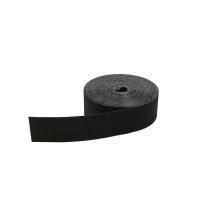 75ft Rip Tie Rip Wrap Black per roll