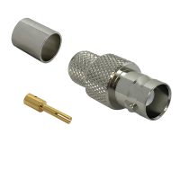 BNC Female Crimp Connector for RG8 LMR 400 50 Ohm