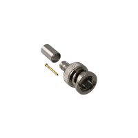 BNC male crimp connector for RG6 plenum cable 1
