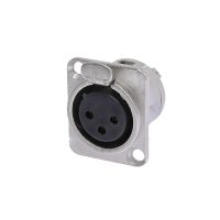 Neutrik DMX 4 pin Female to Solder D Cut Receptacle