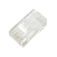 RJ45 Cat6 Plug with Snagless Tab for Stranded Round Cable 8P 8C