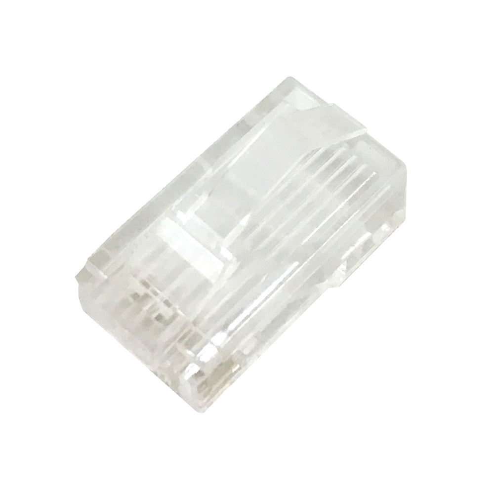 RJ45 Cat6 Plug with Snagless Tab for Stranded Round Cable 8P 8C