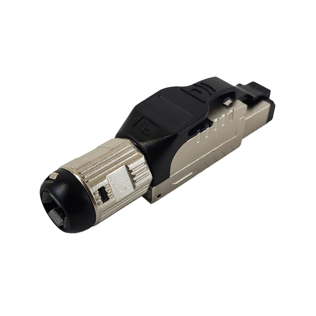 RJ45 Cat6a Shielded Field Termination Tool Less Plug Solid or Stranded 8P 8C IP20