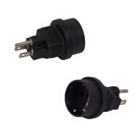 SCHUKO CEE 77 Euro Female to 5 15P Power Adapter
