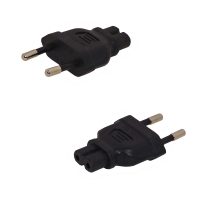 Schuko CEE 716 Euro Plug to C7 Power Adapter