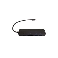 USB 3.1 Type C to HDMI 2x USB A 3.0 USB Type C SDMicro SD DP 1.4 Alt Mode Black 1