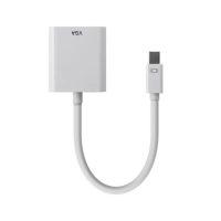 6 inch Mini DisplayPort ThunderboltTM v1.2 Male to VGA Female Adapter Active White