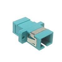 CPH FO AD804 PM CableChum offers the SC SC Fiber Coupler F F Multimode 50 Micron 10gig OM3 OM4 Simplex Ceramic Panel mount   Aqua