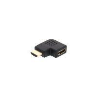 DisplayPort Horizontal Angle Male to Female Adapter – 90 Degree Left