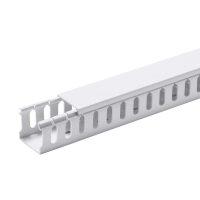 8MM SLOT W33 X H33 2M WHITE