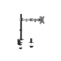 13 32″ Single Monitor  TV Desk Mount Dual Installation Option Grommet Clamp